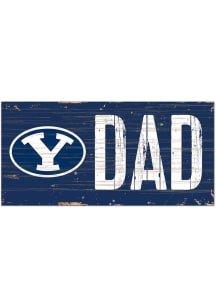 BYU Cougars DAD Sign - Navy Blue