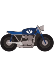 BYU Cougars Motorcycle Cutout Sign - Navy Blue