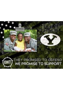 BYU Cougars OHT Clip Picture Frame - Navy Blue