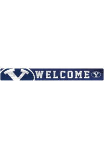BYU Cougars Welcome Strip Sign - Navy Blue