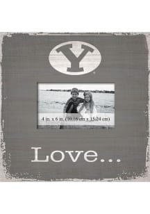 BYU Cougars Love Picture Picture Frame - Navy Blue