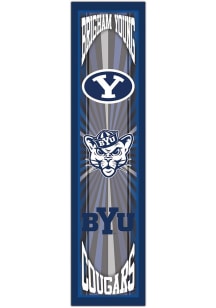 BYU Cougars Throwback Sign - Navy Blue