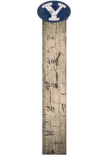 BYU Cougars Growth Chart Sign - Navy Blue