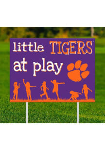 Clemson Tigers Little Fans at Play Yard Sign - Orange