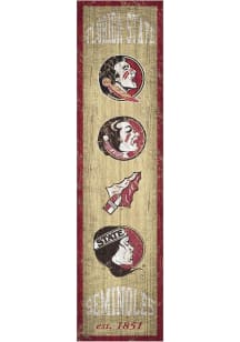 Florida State Seminoles Heritage Banner 6x24 Sign - Maroon