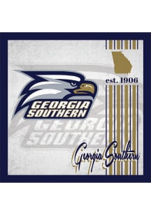 Georgia Southern Eagles Album Sign - Blue