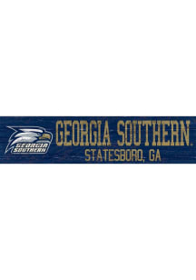 Georgia Southern Eagles 6x24 Sign - Blue