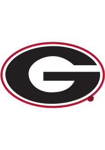 Georgia Bulldogs Team Logo 8 Inch Cutout Sign - Red