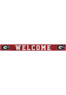 Georgia Bulldogs Welcome Strip Sign - Red