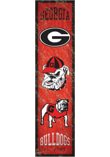 Georgia Bulldogs Heritage Banner 6x24 Sign - Red