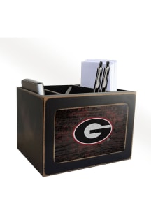 Georgia Bulldogs Distressed Desktop Organizer Desk Accessory