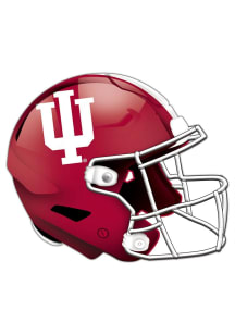 Indiana Hoosiers 24in Helmet Cutout Sign - Red