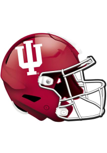 Indiana Hoosiers 12in Authentic Helmet Sign - Red