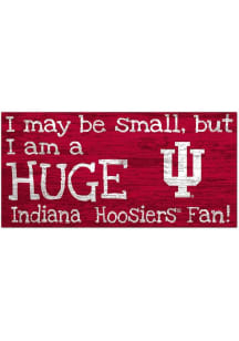 Indiana Hoosiers Huge Fan Sign - Red