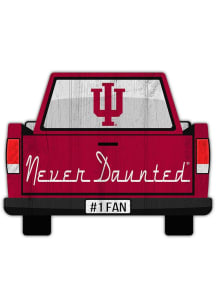 Indiana Hoosiers Truck Back Cutout Sign - Red