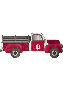 Indiana Hoosiers 15 Inch Truck Sign - Red