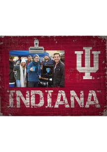 Indiana Hoosiers Team Clip Picture Frame - Red
