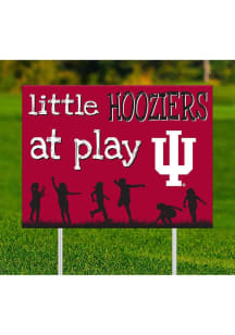 Indiana Hoosiers Little Fans at Play Yard Sign - Red