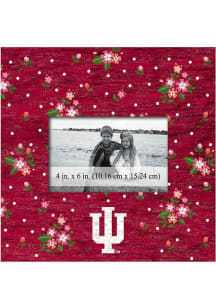 Indiana Hoosiers Floral Picture Frame - Red