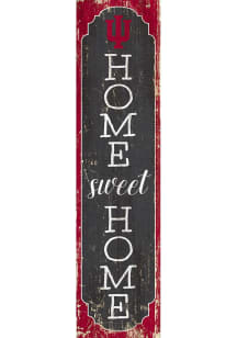 Indiana Hoosiers 24 Inch Home Sweet Home Leaner Sign - Red