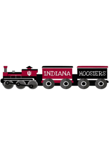 Indiana Hoosiers Train Cutout Sign - Red