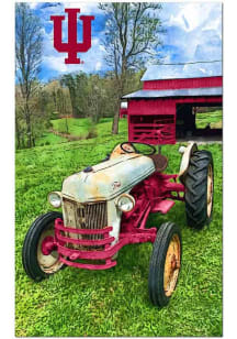 Indiana Hoosiers Farmscape Sign - Red