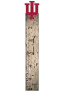 Indiana Hoosiers Growth Chart Sign - Red