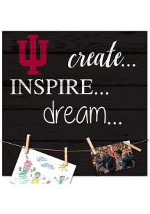 Indiana Hoosiers Create Inspire Dream Sign - Red