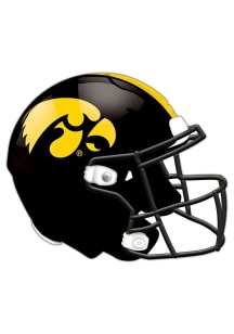 Iowa Hawkeyes 24in Helmet Cutout Sign - Black
