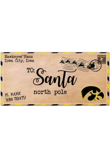 Iowa Hawkeyes To Santa Decor
