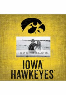 Iowa Hawkeyes Team 10x10 Picture Frame - Black