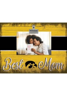 Iowa Hawkeyes Best Mom Clip Picture Frame - Black