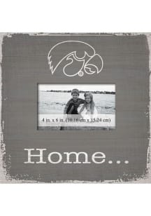 Iowa Hawkeyes Home Picture Picture Frame - Grey