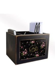 Iowa Hawkeyes Floral Desktop Organizer Desk Accessory