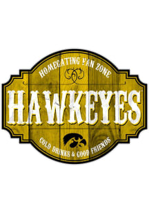 Iowa Hawkeyes 24 Inch Homegating Tavern Sign - Black