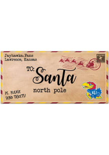 Kansas Jayhawks To Santa Decor