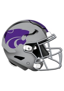 K-State Wildcats 24in Helmet Cutout Sign - Purple