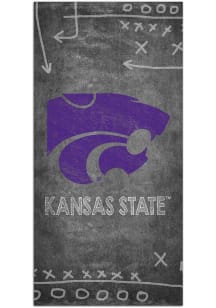 K-State Wildcats Chalk Playbook Sign - Purple