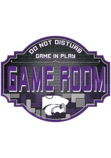 K-State Wildcats 12 Inch Game Room Tavern Sign - Purple