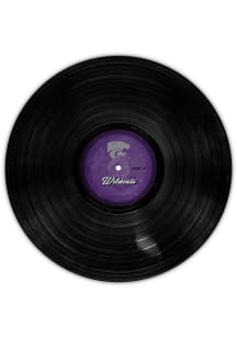 K-State Wildcats 12 Inch Vinyl Circle Sign - Purple