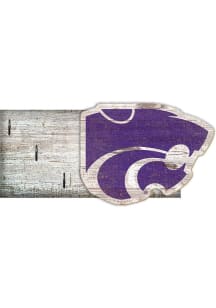 K-State Wildcats Key Holder Sign - Purple