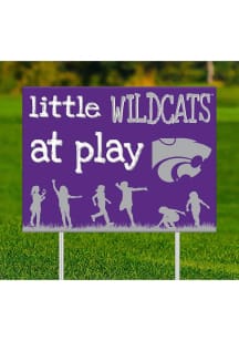 K-State Wildcats Little Fans at Play Yard Sign - Purple