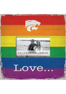 K-State Wildcats Love Pride Picture Frame - Purple
