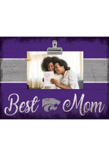 K-State Wildcats Best Mom Clip Picture Frame - Purple