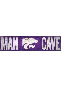 K-State Wildcats Man Cave 6x24 Sign - Purple