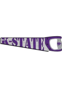 K-State Wildcats Wood Handsaw Sign - Purple