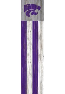 K-State Wildcats 24 Inch Flag Leaner Sign - Purple