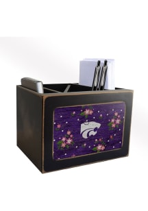 K-State Wildcats Floral Desktop Organizer Desk Accessory