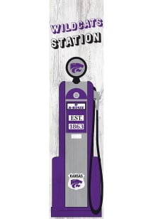 K-State Wildcats Retro Pump Leaner Sign - Purple