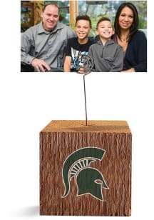 Michigan State Spartans Block Spiral Photo Holder Green Desk Accessory